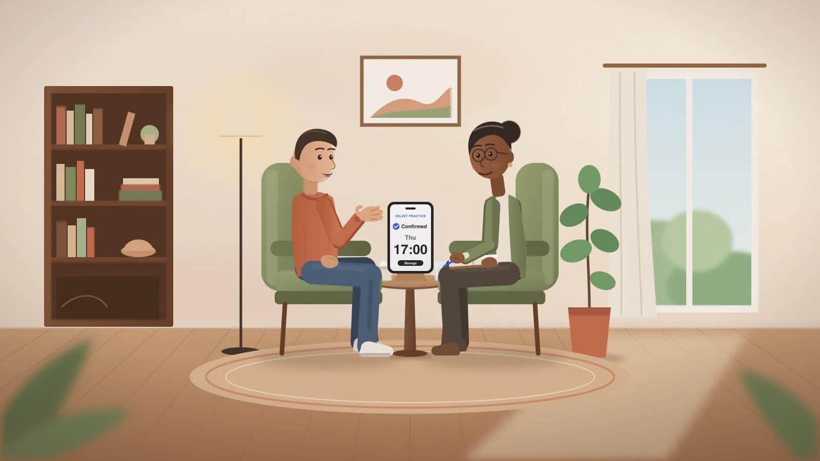 Therapy & Counseling booking workflow